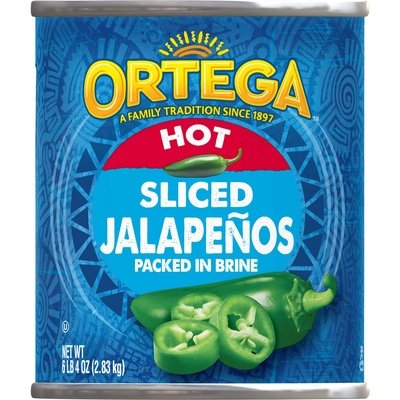 Ortega Jalapenos Sliced 6/96 Oz [Peterson #28656]