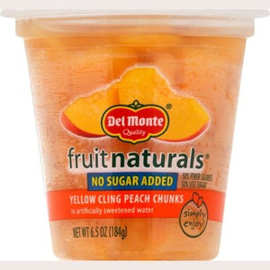 FRUIT NATURALS,NSA PEACH 12/6.5OZ [Charlies #010-00021]