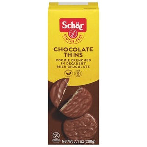 Schar Chocolate Thins 12/7.10OZ [UNFI #25912]