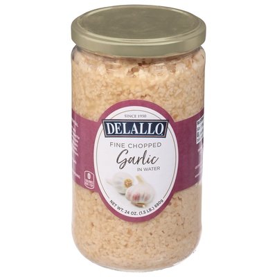 Delallo Fine Chopped Garlic 6/24 Oz [UNFI #85714]