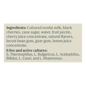 Chobani Non Fat Black Cherry Yogurt 6/4/5.3 Oz [UNFI #22966]