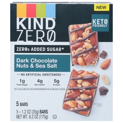 Kind 0 Sgr Added Drk Choc Sea Salt  6/5/1.2 Oz [UNFI #42687]