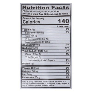 Spudsy Sweet Potato Vegan Ranch 12/4 OZ [UNFI #15138]