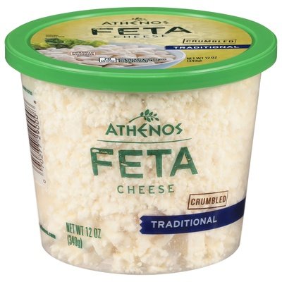 Athenos Feta Crumbled Traditional 6/12 Oz [Peterson #18008]