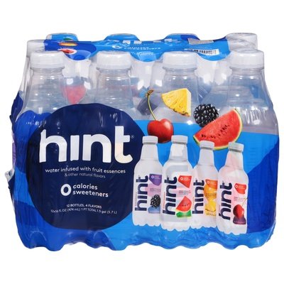 Hint 4 Flavor Variety Pack, Blue 1/12/16 Z [UNFI #79617]