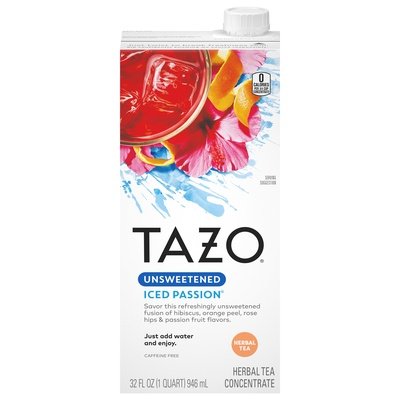 Tazo Passion Unswt Iced Conc Tea 6/32 OZ [UNFI #14327]