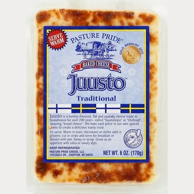 Pasture Pride Cheese Juusto Traditional 10/6 Oz [Peterson #09402]