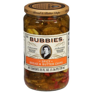 Bubbies Spicy Bread & Butter Chips 6/25 Oz [UNFI #33440]