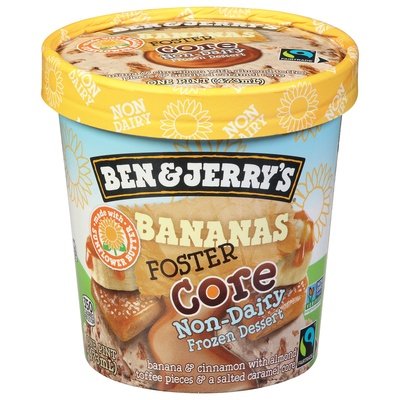 Ben & Jerrys Ice Cream Banana Foster Nd 8/Pint [UNFI #79475]