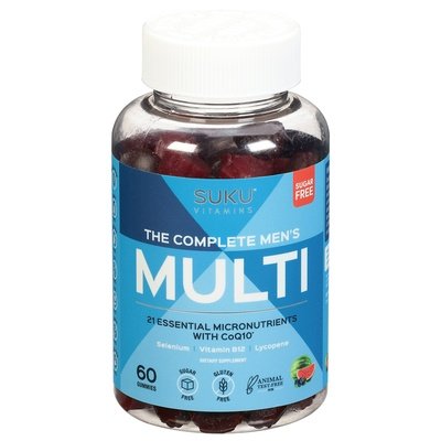 Suku Vitamins The Complete Mens Multi 60 CT [UNFI #04324] T