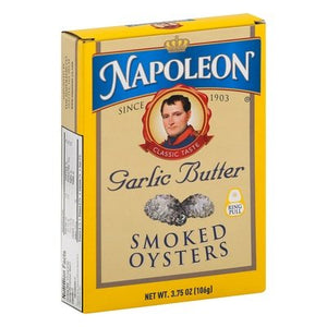 Nap Oysters Smkd Gar Btr 3.66 OZ [UNFI #44761]