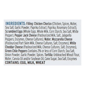 Reds All Natural Chicken Chorizo Egg&3 Cheese 12/5 Oz [UNFI #943]