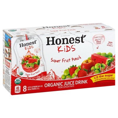 OG2 Honest Kids Super Fruit Punch 4/8/6.75 OZ [UNFI #29543]