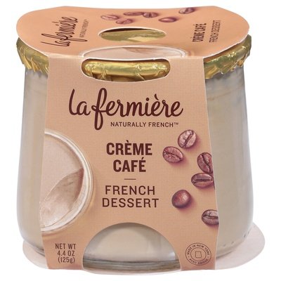 La Fermi`Ere Creme Cafe,French Dessert 6/4.4 OZ [UNFI #60050]