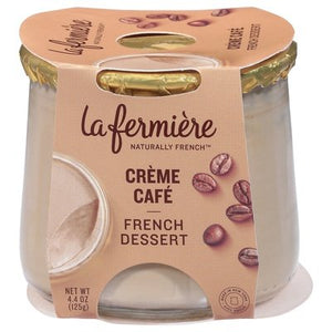 La Fermi`Ere Creme Cafe,French Dessert 6/4.4 OZ [UNFI #60050]