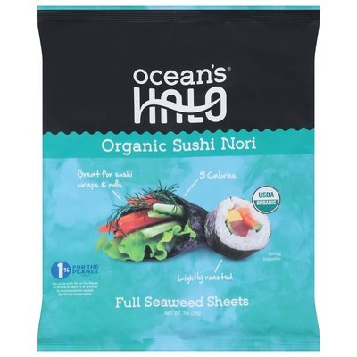 Oceans Halo Sushi Nori Wrap 12/1 Oz [UNFI #89510]