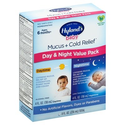 Hylands Baby Cold Relief Day Night Combo 8 Oz [UNFI #13317]