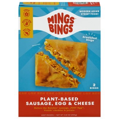 Mings Bings Plant Based Sausage Egg Cheese 6/8.8 Oz [UNFI #36240]