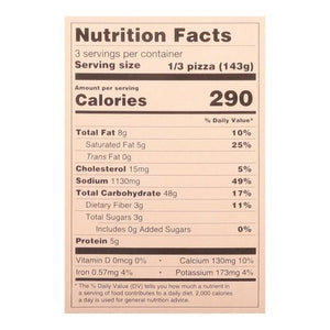 Talia Di Napoli Pizza Gluten Free Margherita 10/15.2 Oz [UNFI #09241]