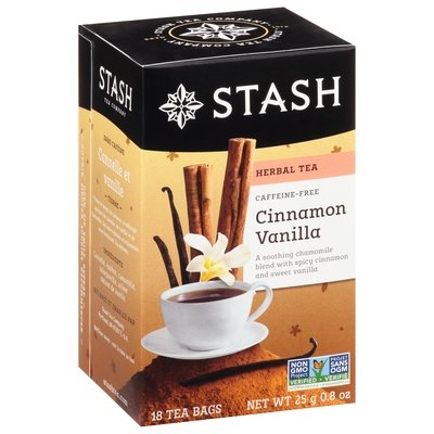 Stash Tea Cinnamon Vanilla 6/18 Bag [UNFI #66552]
