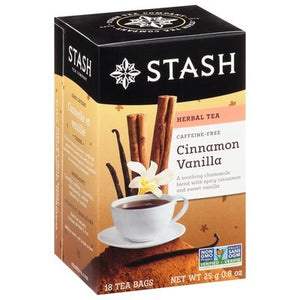 Stash Tea Cinnamon Vanilla 6/18 Bag [UNFI #66552]