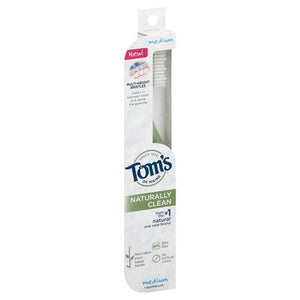 Toms Nat Clean Medium Toothbrush 6/1 EA [UNFI #61021] T