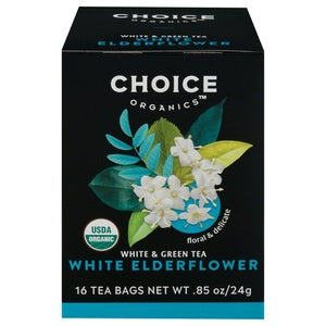 OG2 Choice Organic Teas White Elderflower 6/16 BAG [UNFI #01109]
