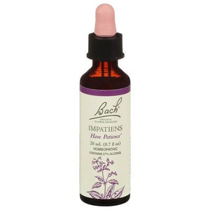 Bach Impatiens Essence 20 ML [UNFI #86673]