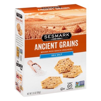 Sesmark Sea Salt Cracker 6/3.5 OZ [UNFI #52498]