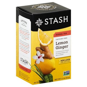 Stash Tea Lemon Ginger 6/20 BAG [UNFI #29256]