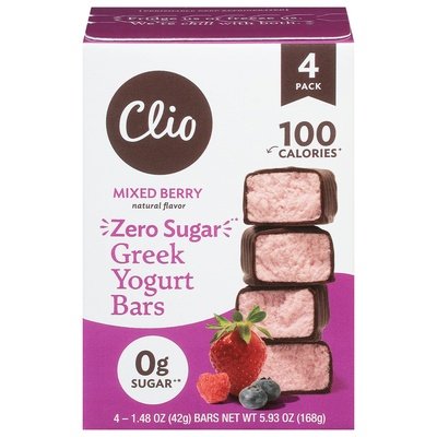 Clio Wild Berry Greek Yogurt Bars 6/4/1.48 Oz [UNFI #32814]