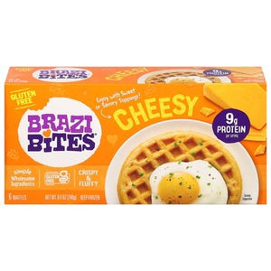 Brazi Bites Waffles,Cheesy,Crispy,Fluffy 8/8.4 Oz [UNFI #53842]