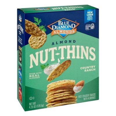 Blue Dmnd Nut Thins Country Ranch 12/4.25 OZ [UNFI #20527]