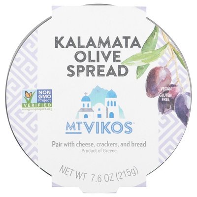 Mt Vikos Spread Kalamata Olive 6/7.6 OZ [UNFI #84581]