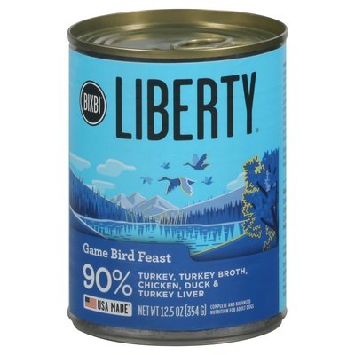 Bixbi Canned Dog Food, Game Bird 12/12.5 OZ [UNFI #00666] T