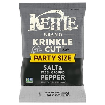 Kettle Krinkle Chip Salt Pepper 9/13 OZ [UNFI #29111]