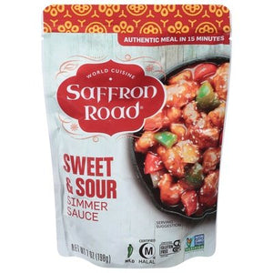 Saffron Road Simmer Sauce Sweet Sour 8/7 Oz [UNFI #84705]