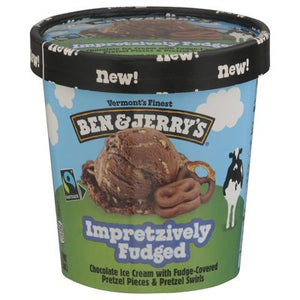 Ben & Jerrys Impretzively Fudged 8/Pint [UNFI #63342]