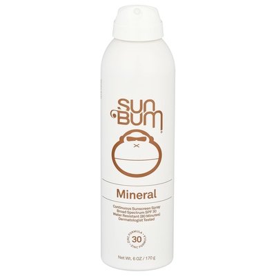 Sun Bum Mineral Spray 30 SPF 6 OZ [UNFI #55141] T