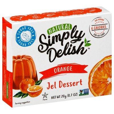 Simply Delish Jel Dessert Orange 6/.7 OZ [UNFI #30670]