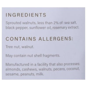Purely Sprouted Black Pepper & Sea Salt Walnuts 6/4 Oz [UNFI #32659]