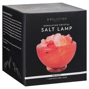 E.S.Salt Lamp Fire Bowl 1 EACH [UNFI #80352]