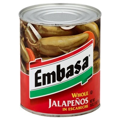 Embasa Whl Jalapenos 12/26 OZ [UNFI #75778]