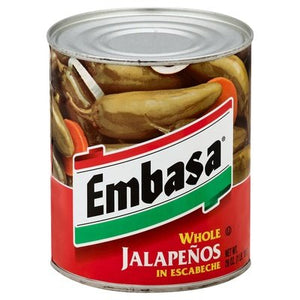 Embasa Whl Jalapenos 12/26 OZ [UNFI #75778]