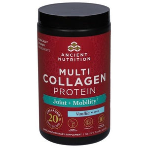 Ancient Nutrition Multi Collagen Prtn Joint & Mobility, Vanilla 7.48 OZ [UNFI #69465] T