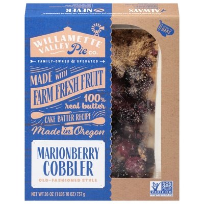 Willamette Valley Pie Co Marionberry Cobbler Pie 6/26 Oz [UNFI #34394]