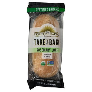 Essential Baking Company Bread Rosemary Take & Bake Organic 16/16 Oz [Peterson #30486]