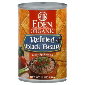 OG1 Eden Foods Refried Black 12/16 Oz [UNFI #23316]