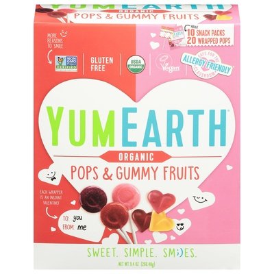 Yumearth Valentine Variety Snack Packs 6/9.4 Oz [UNFI #29073]