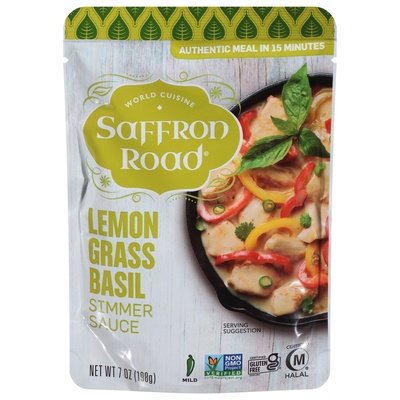 Saffron Road Lemongrass Basil Simr Sauce 8/7 OZ [UNFI #22009]